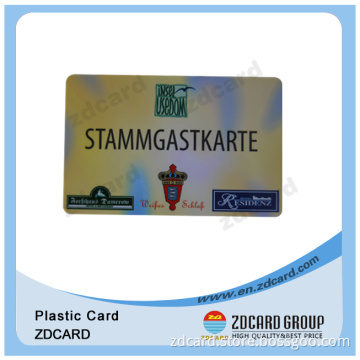 Monochrome Printing Color Printing Screen Print PVC Card